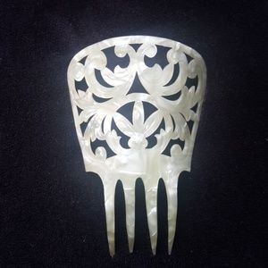 Celluloid  Victorian or Deco hair comb